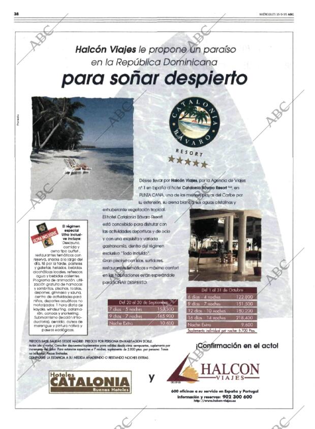 ABC MADRID 15-09-1999 página 38