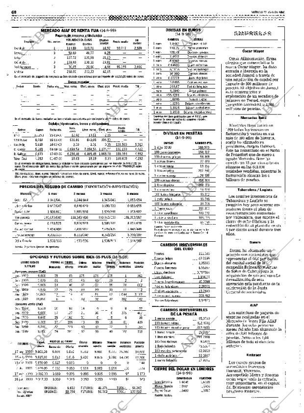 ABC MADRID 15-09-1999 página 68