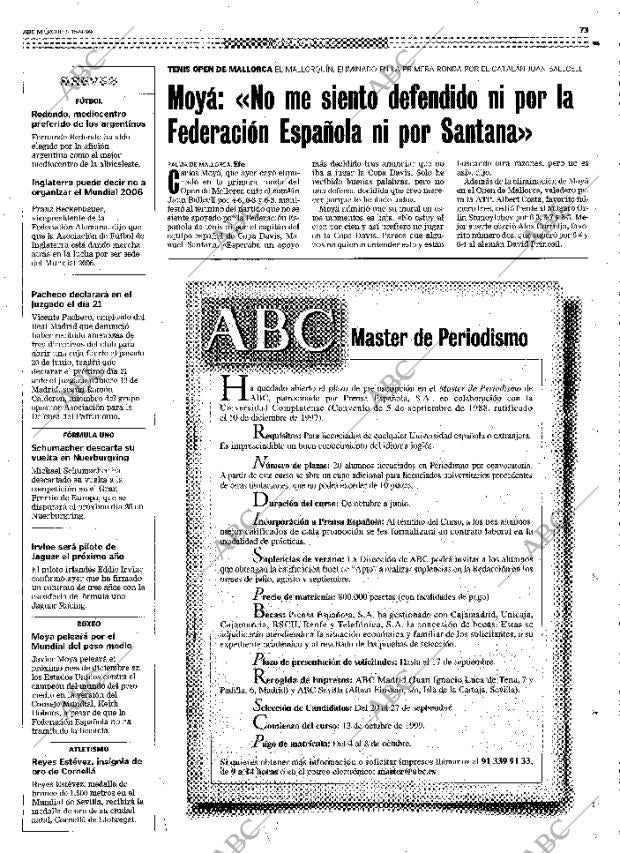 ABC MADRID 15-09-1999 página 73