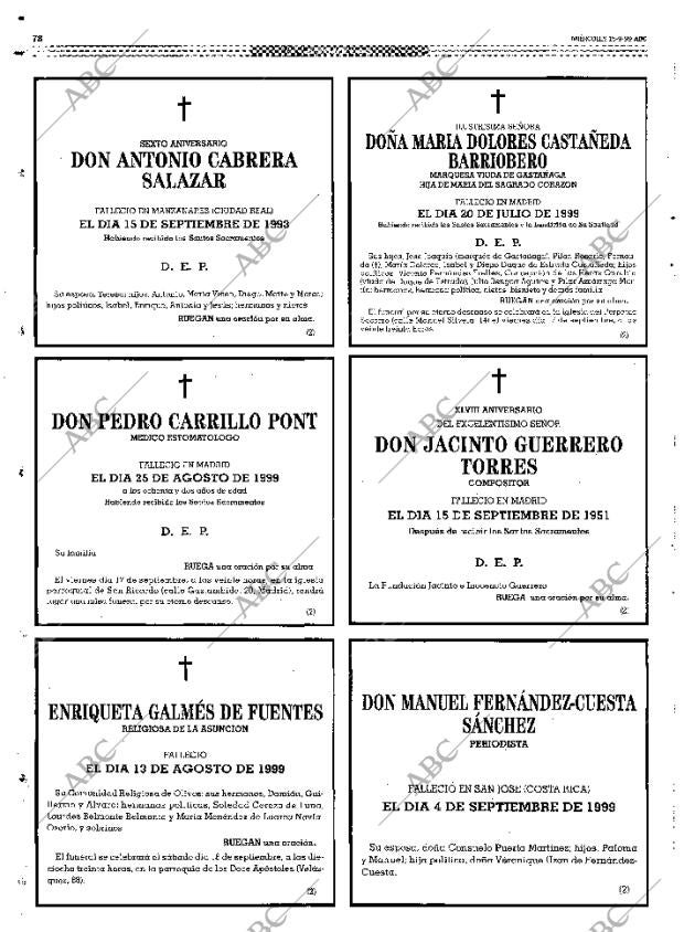 ABC MADRID 15-09-1999 página 78