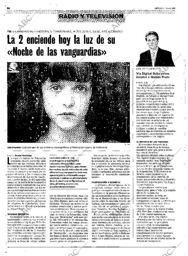 ABC MADRID 15-09-1999 página 86