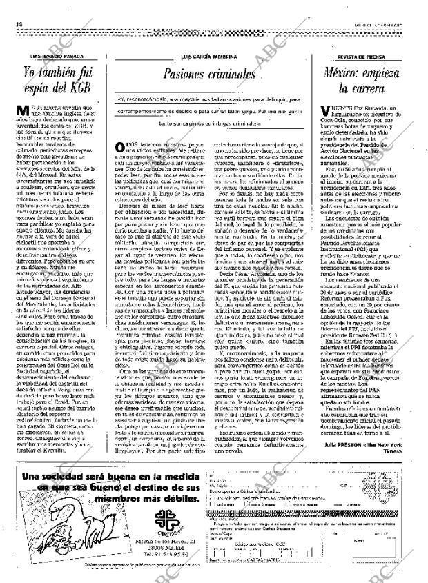 ABC SEVILLA 15-09-1999 página 14