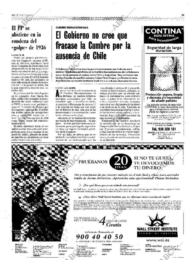 ABC SEVILLA 15-09-1999 página 21