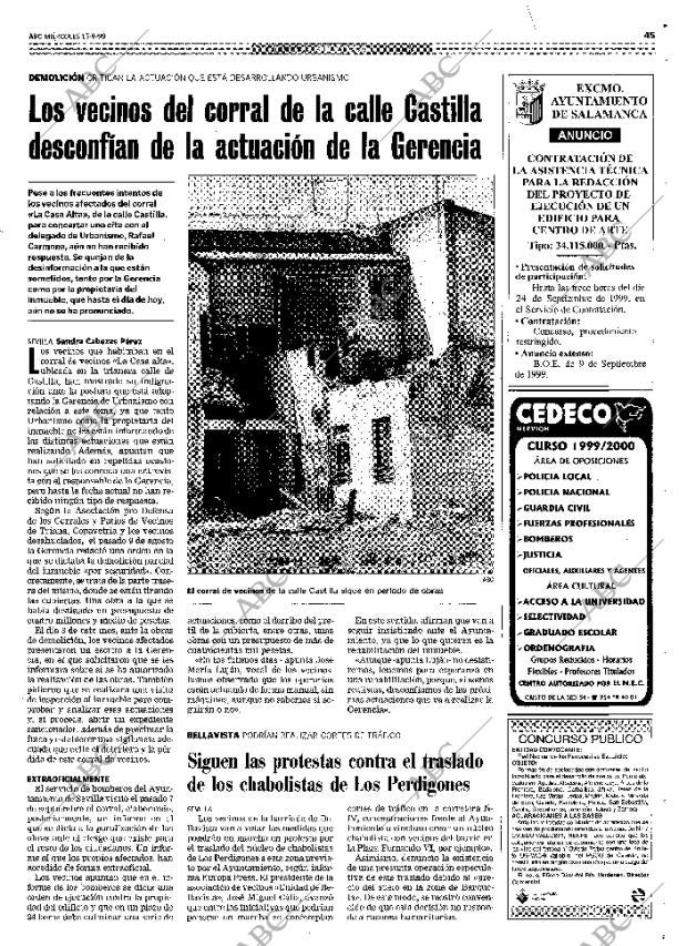 ABC SEVILLA 15-09-1999 página 45