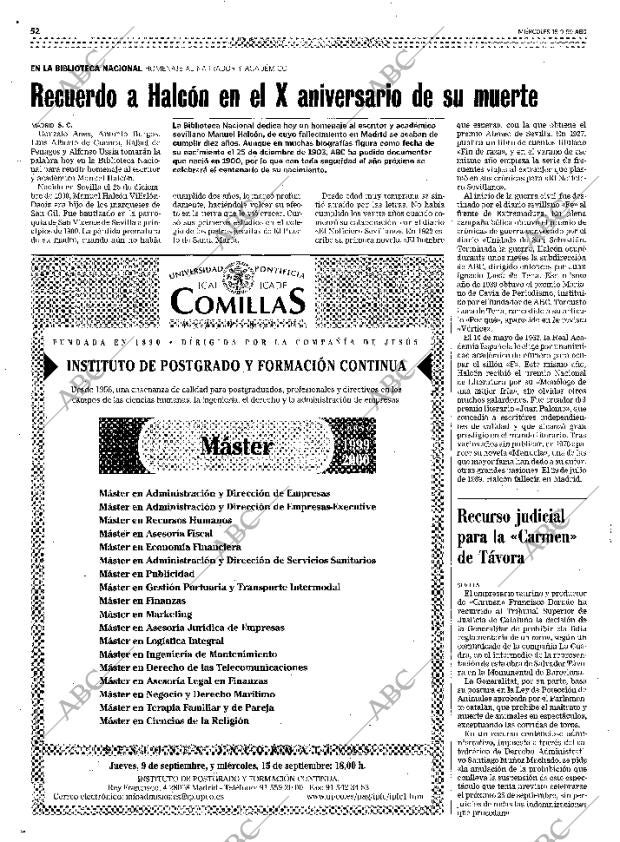 ABC SEVILLA 15-09-1999 página 52