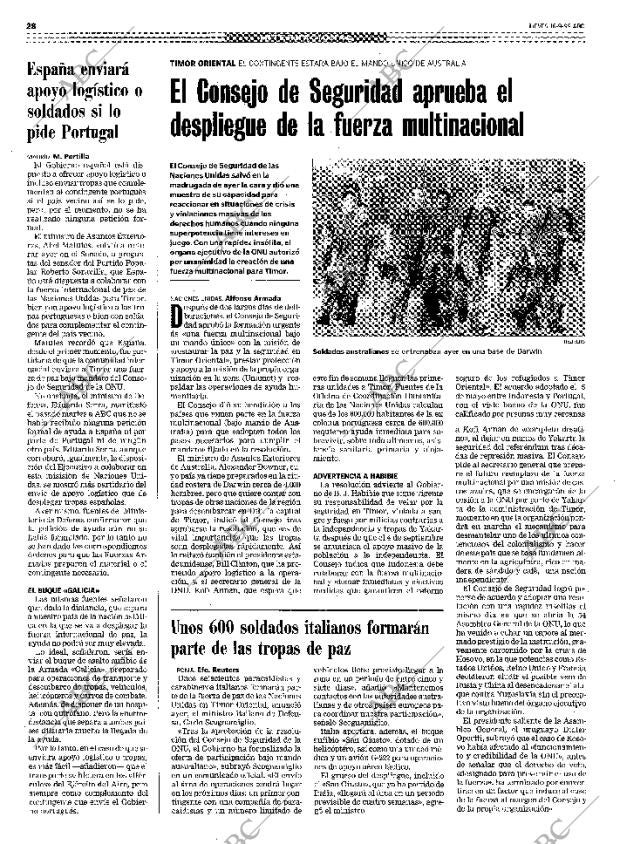 ABC MADRID 16-09-1999 página 28