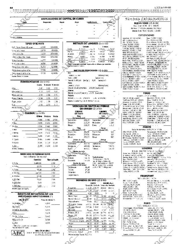 ABC MADRID 16-09-1999 página 64