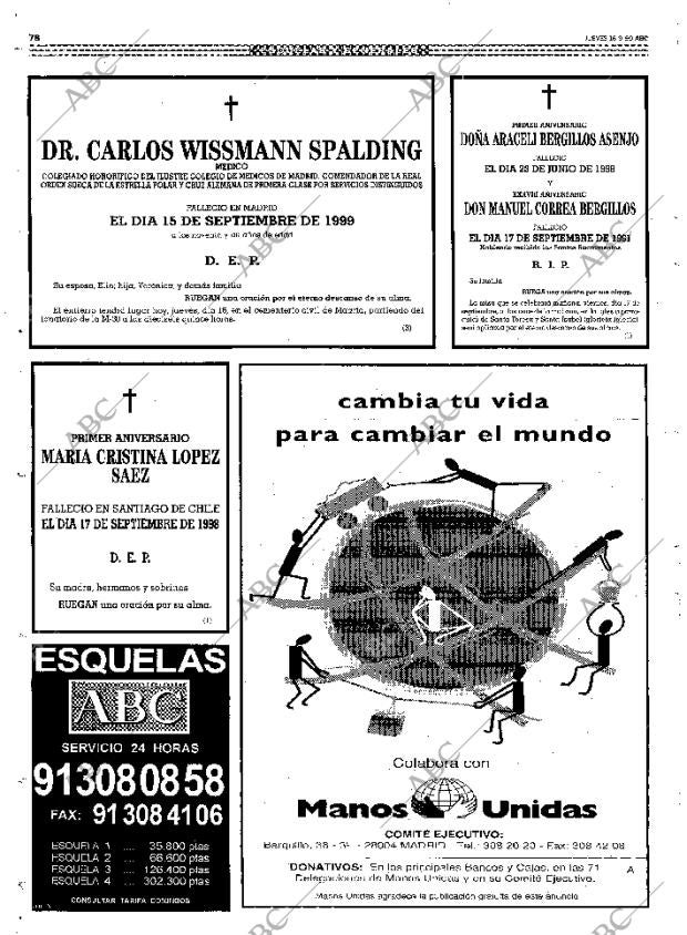 ABC MADRID 16-09-1999 página 78