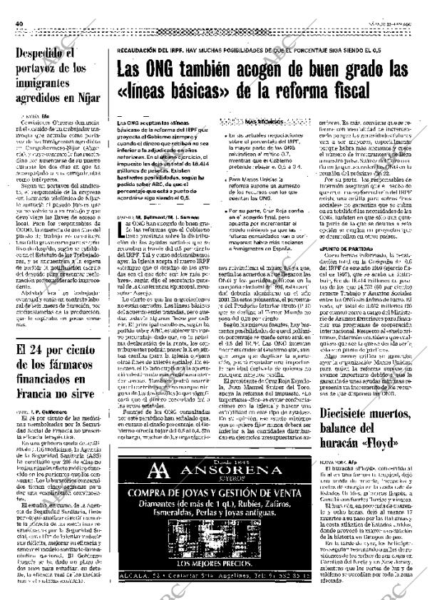 ABC MADRID 18-09-1999 página 40