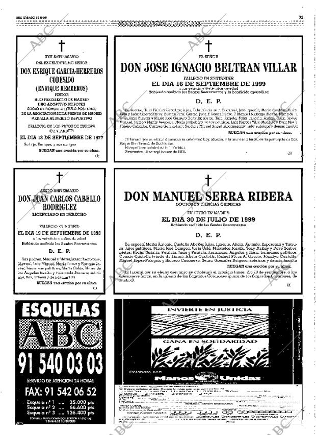 ABC MADRID 18-09-1999 página 71