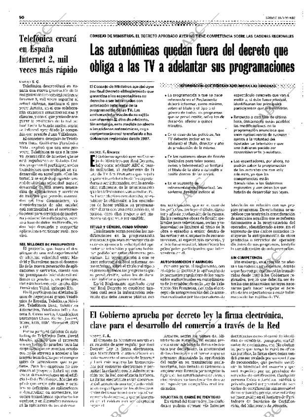 ABC SEVILLA 18-09-1999 página 50