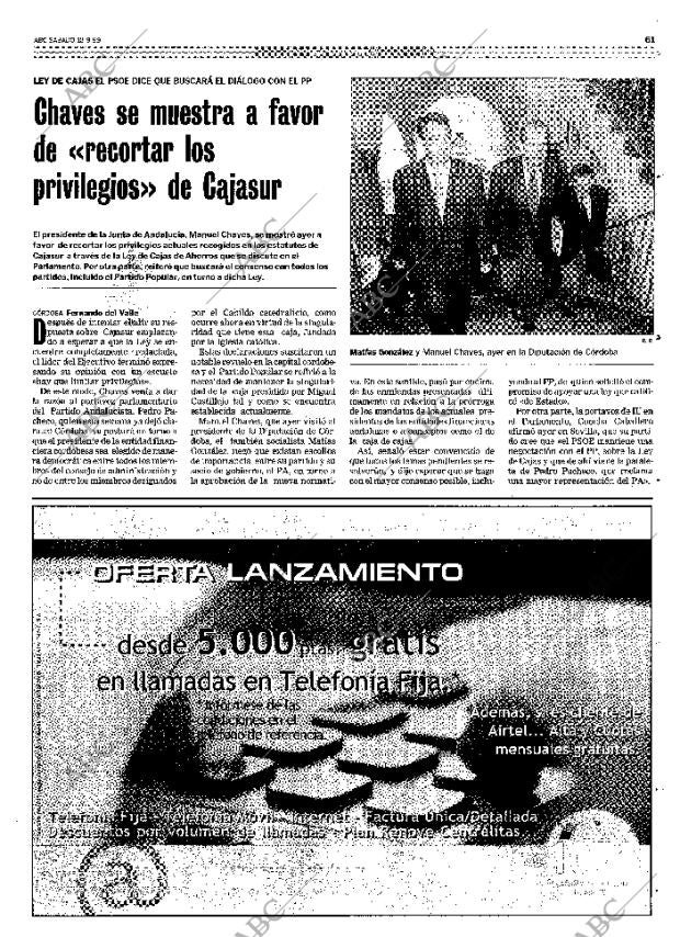 ABC SEVILLA 18-09-1999 página 61