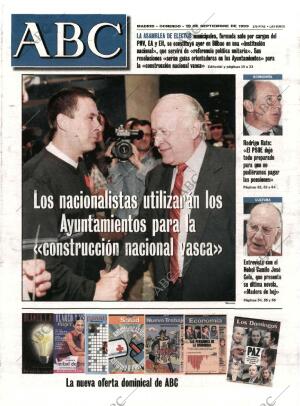 ABC MADRID 19-09-1999 página 1
