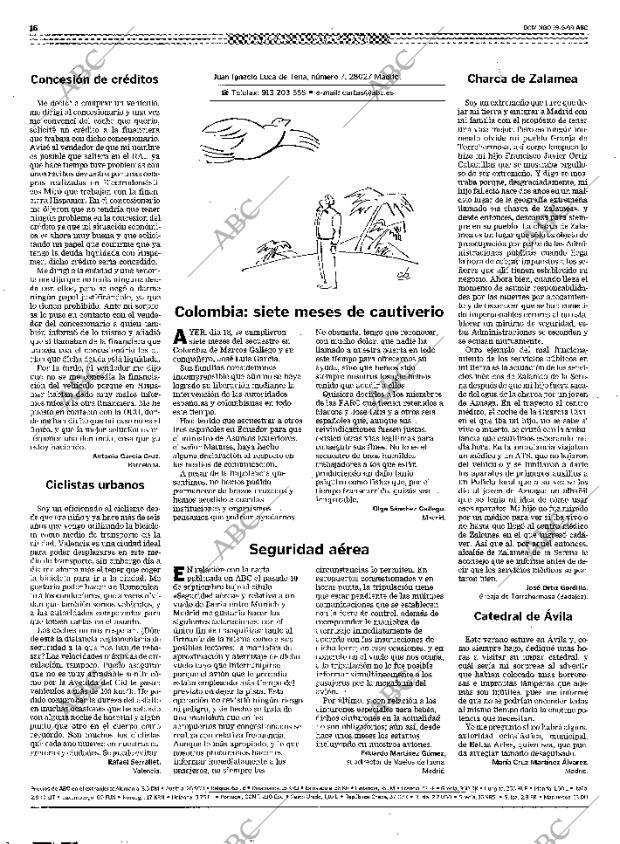 ABC MADRID 19-09-1999 página 16
