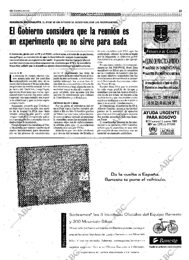 ABC MADRID 19-09-1999 página 23