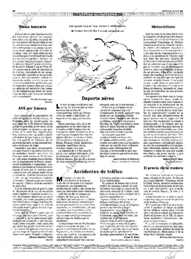 ABC MADRID 22-09-1999 página 14