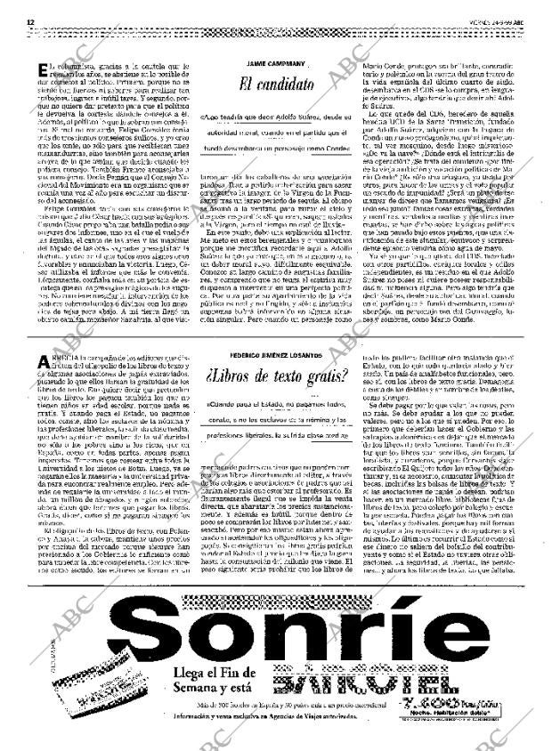 ABC MADRID 24-09-1999 página 12
