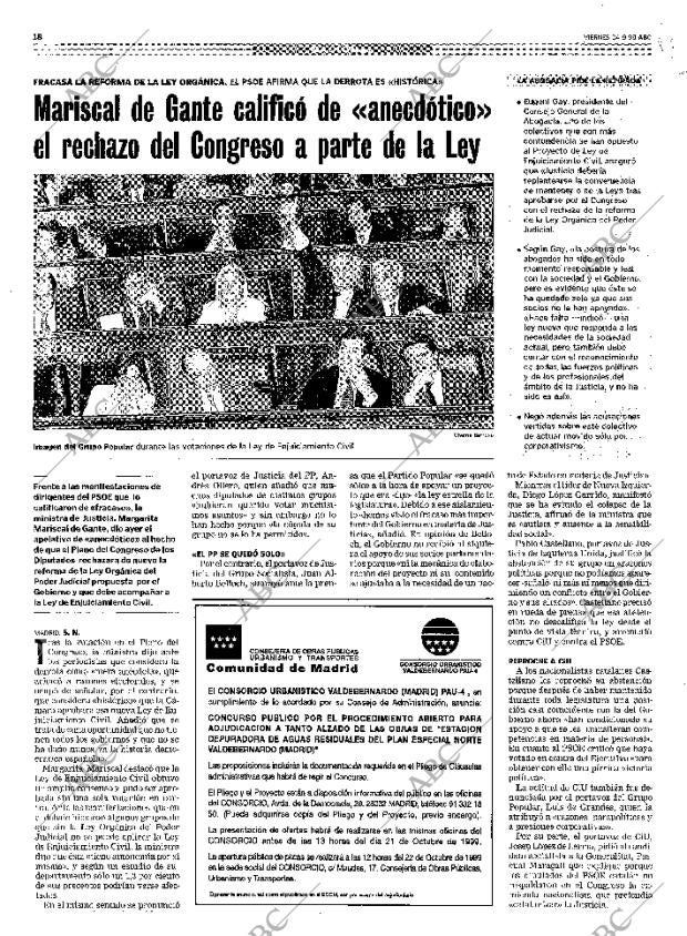 ABC MADRID 24-09-1999 página 18