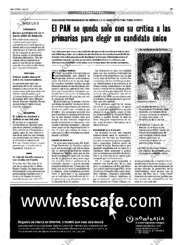ABC MADRID 24-09-1999 página 37