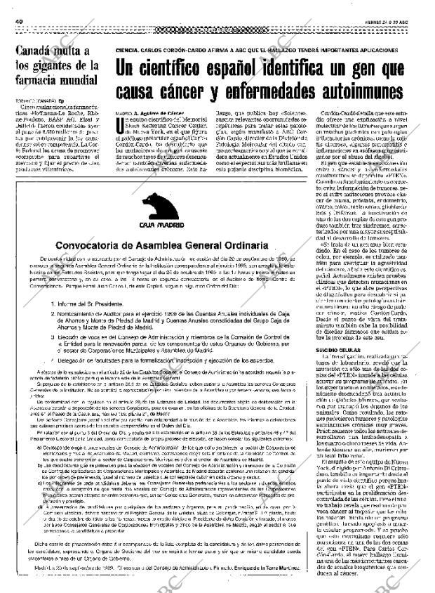ABC MADRID 24-09-1999 página 40