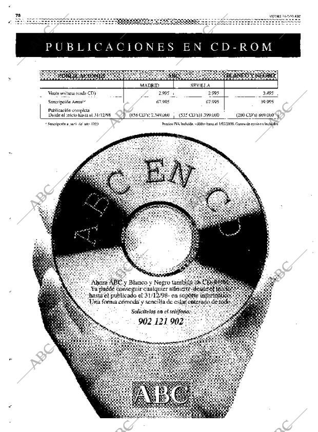 ABC MADRID 24-09-1999 página 78