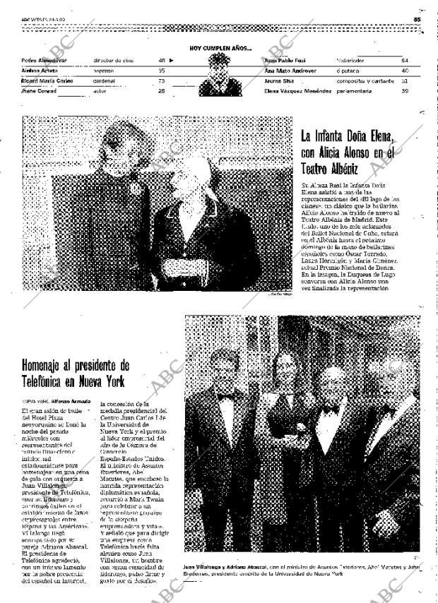 ABC MADRID 24-09-1999 página 85