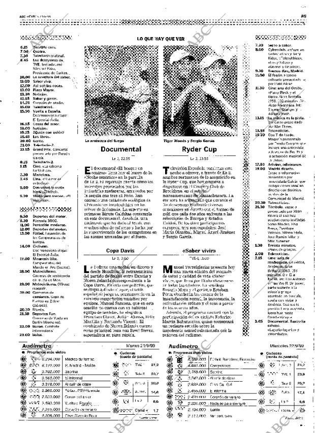 ABC MADRID 24-09-1999 página 89
