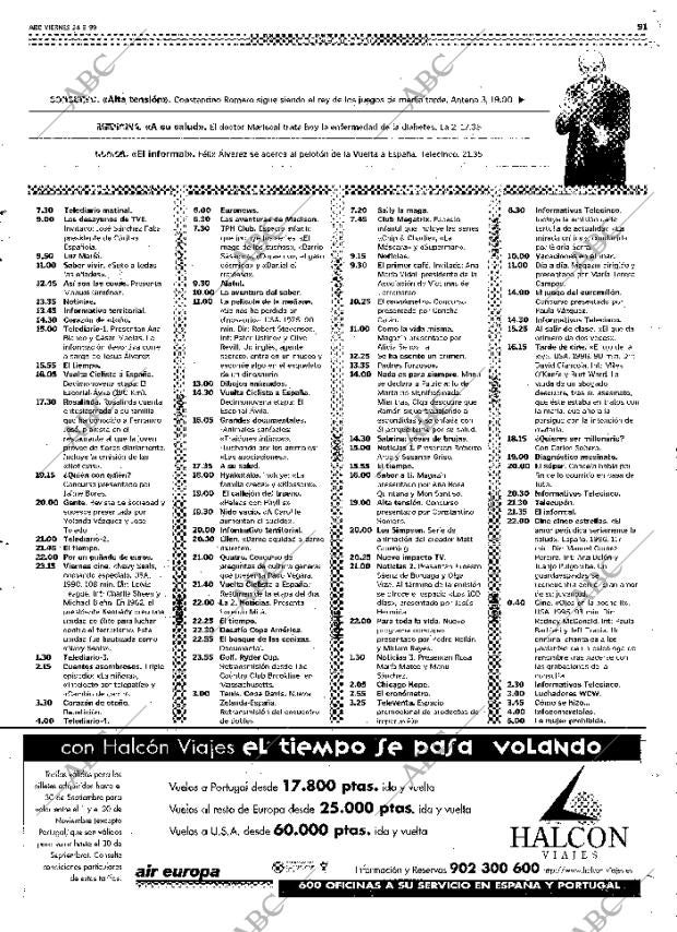 ABC MADRID 24-09-1999 página 91