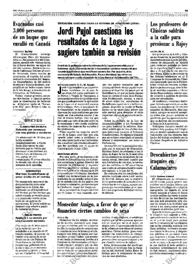 ABC MADRID 25-09-1999 página 41