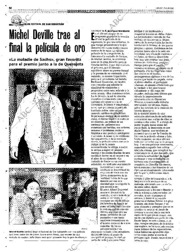 ABC MADRID 25-09-1999 página 82