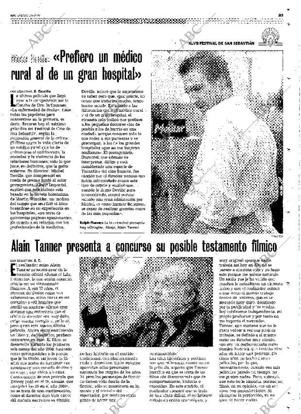 ABC MADRID 25-09-1999 página 83