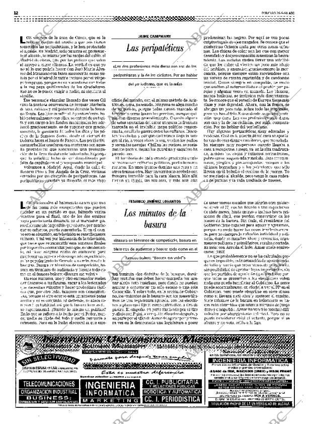 ABC MADRID 26-09-1999 página 12