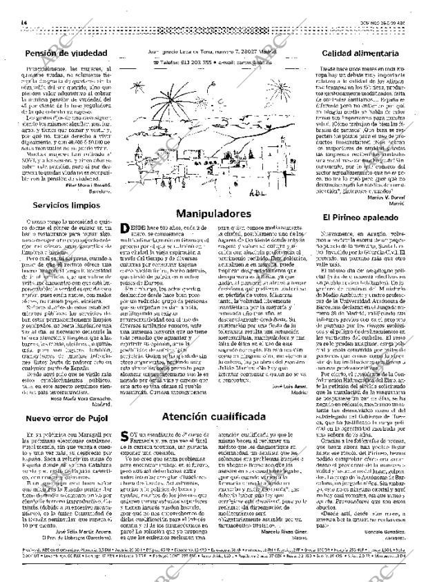 ABC MADRID 26-09-1999 página 14