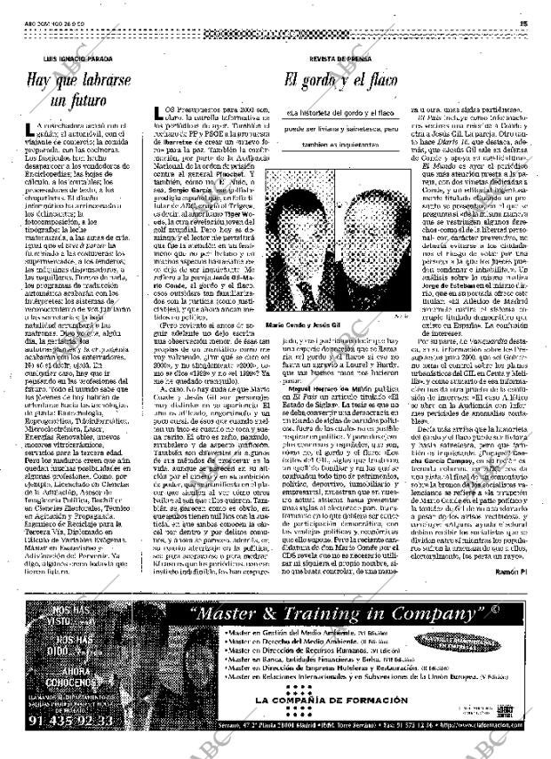 ABC MADRID 26-09-1999 página 15