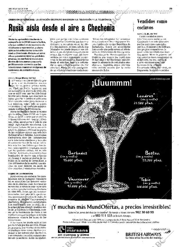ABC MADRID 26-09-1999 página 29