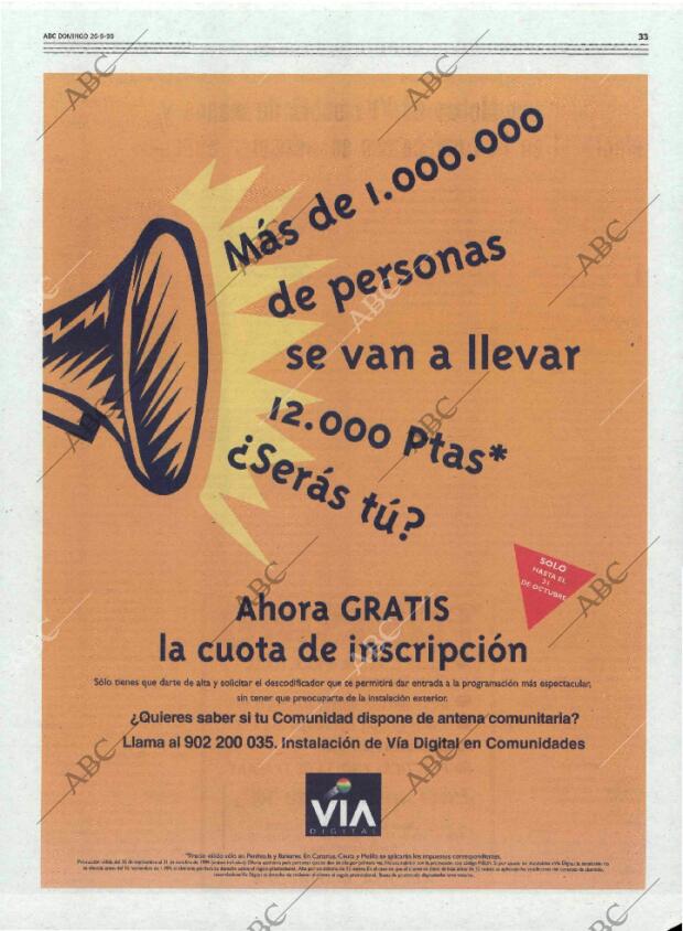 ABC MADRID 26-09-1999 página 33