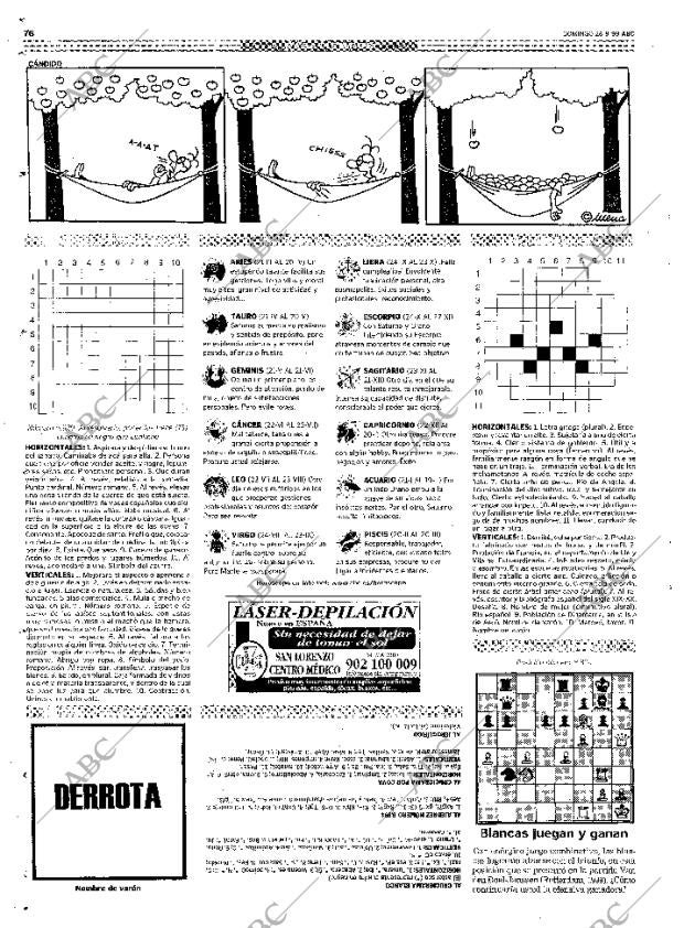 ABC MADRID 26-09-1999 página 76