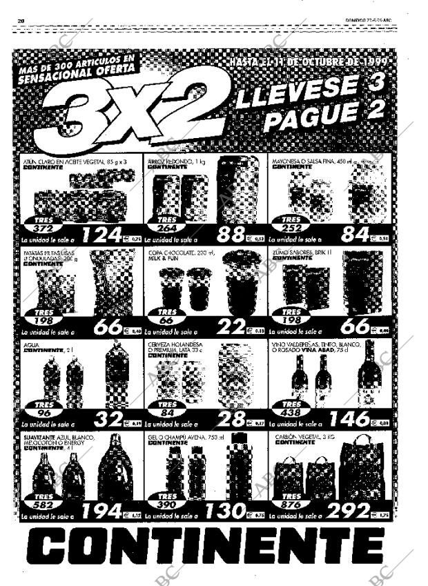 ABC SEVILLA 26-09-1999 página 20