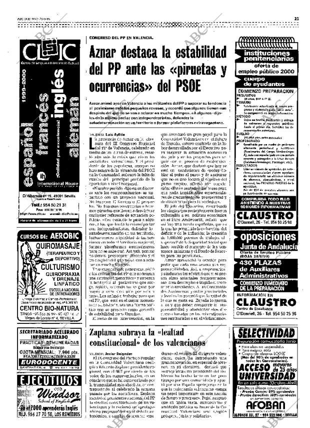 ABC SEVILLA 26-09-1999 página 23