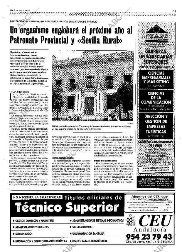 ABC SEVILLA 26-09-1999 página 49