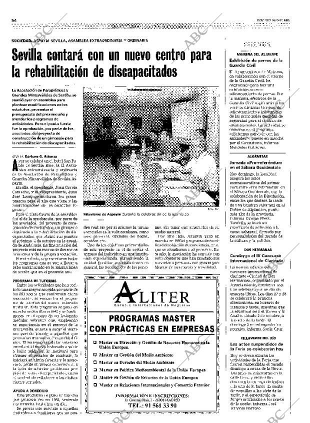 ABC SEVILLA 26-09-1999 página 54