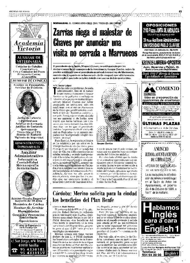 ABC SEVILLA 26-09-1999 página 63