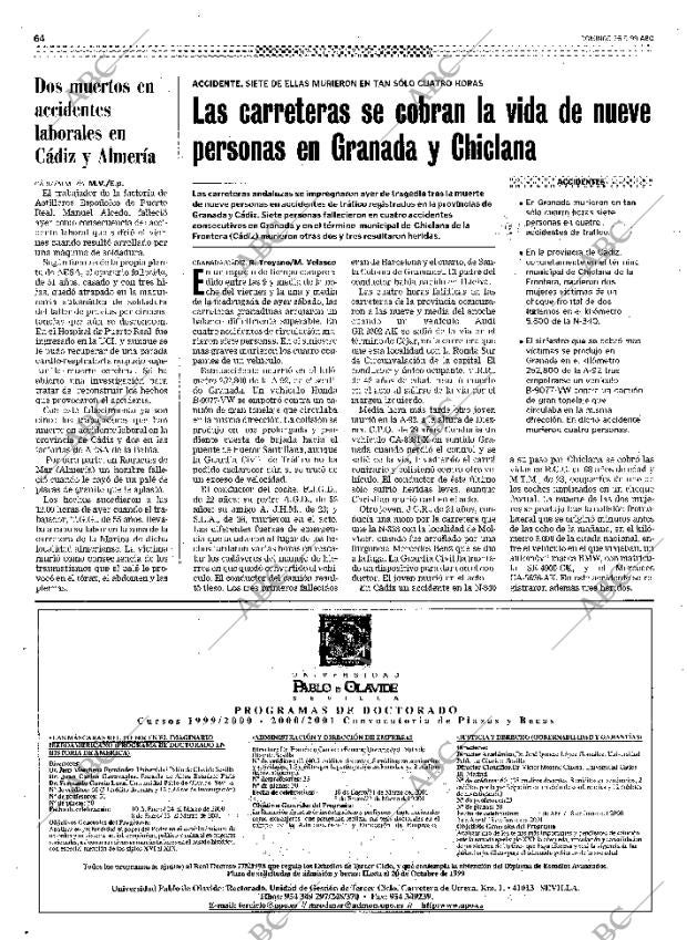 ABC SEVILLA 26-09-1999 página 64