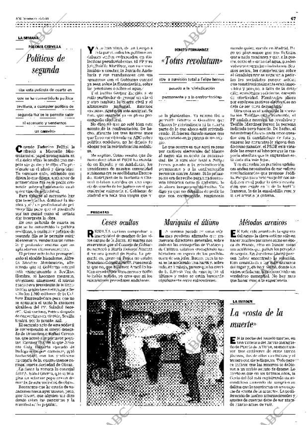 ABC SEVILLA 26-09-1999 página 67