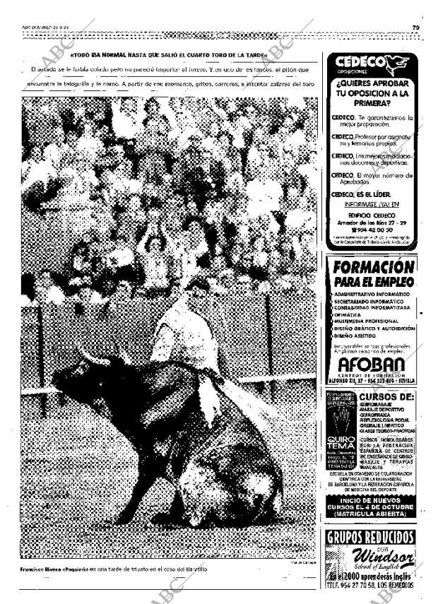 ABC SEVILLA 26-09-1999 página 79