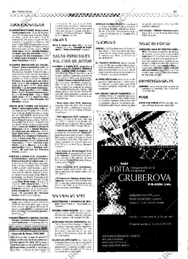 ABC SEVILLA 26-09-1999 página 87