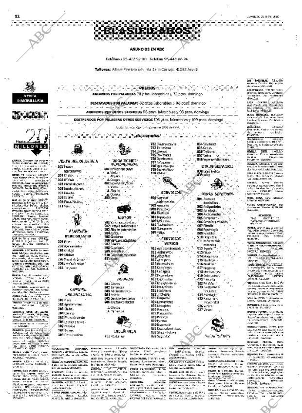 ABC SEVILLA 26-09-1999 página 92