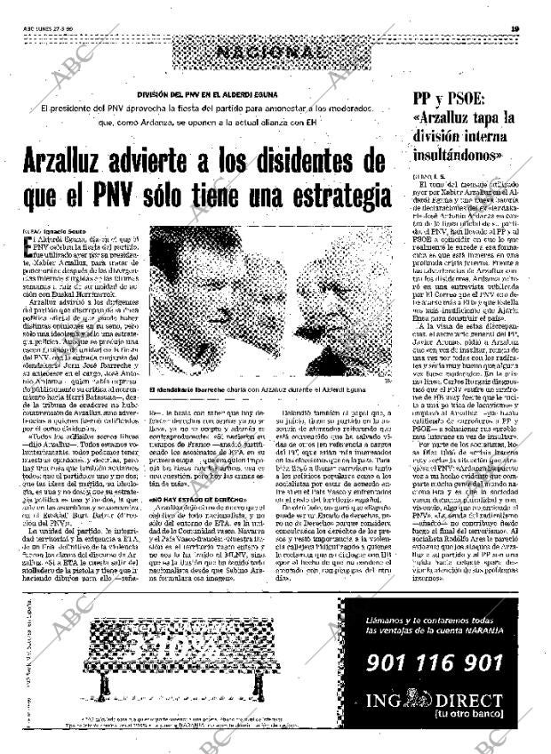 ABC MADRID 27-09-1999 página 19