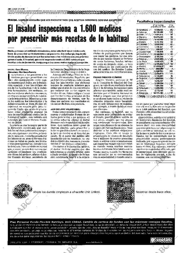 ABC MADRID 27-09-1999 página 39