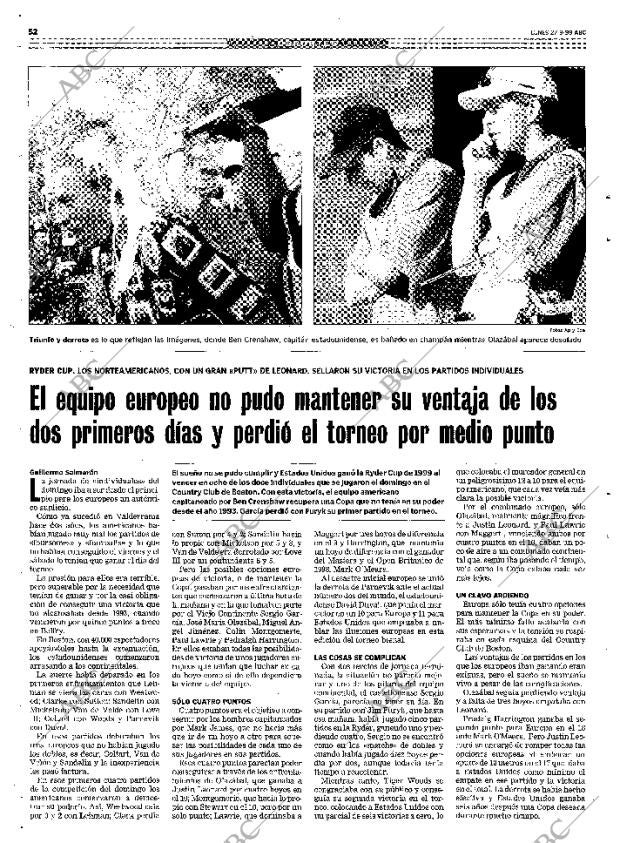 ABC MADRID 27-09-1999 página 52